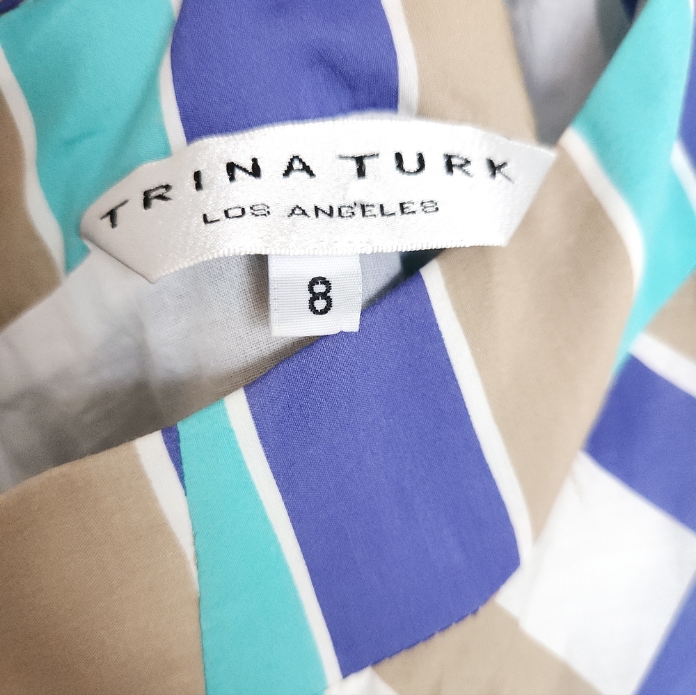 🔥SOLD🔥 Trina Turk Silk Cotton Halter Top - Picture 9 of 9